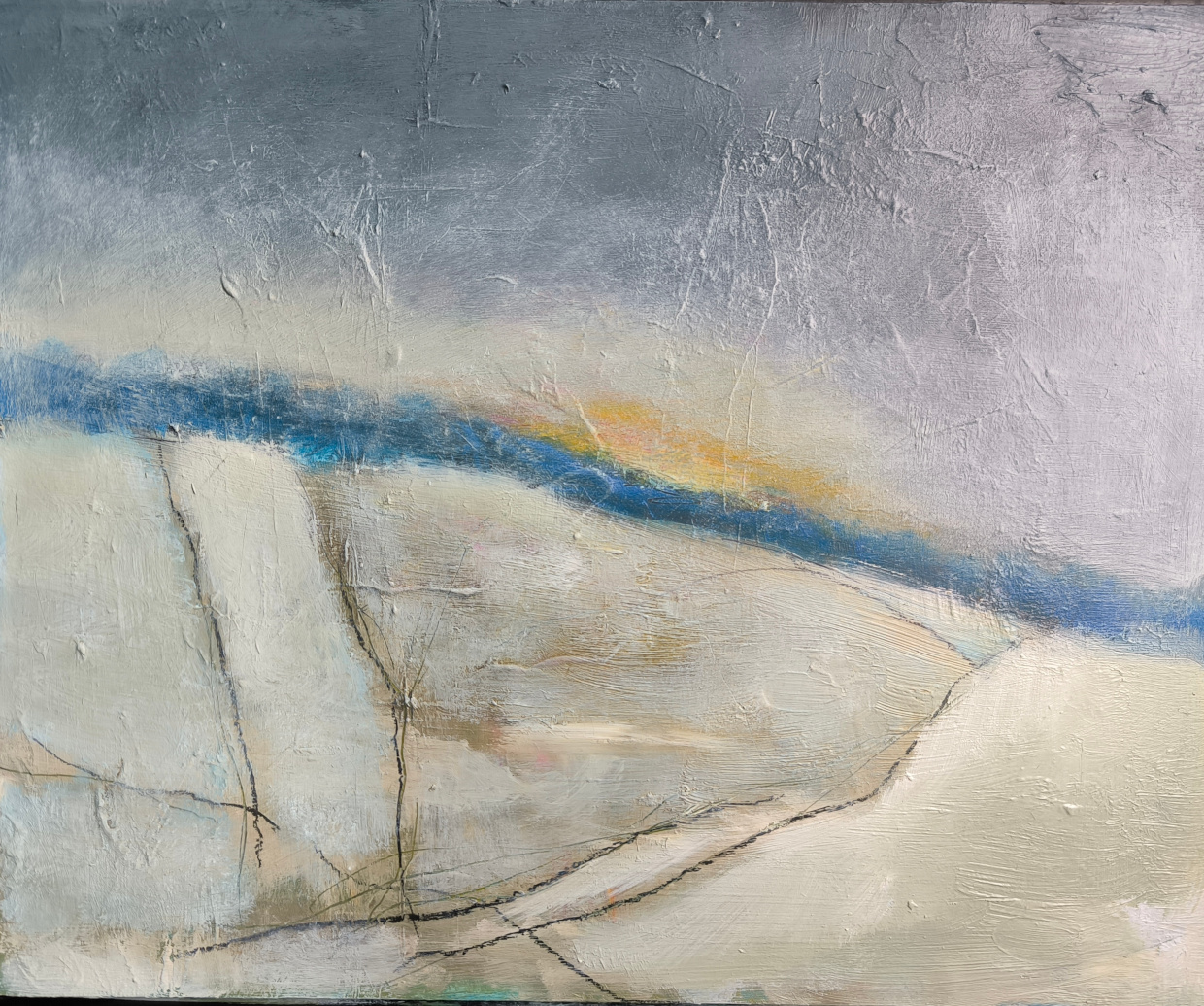 Last Light on Frozen Ground
Oil on Board